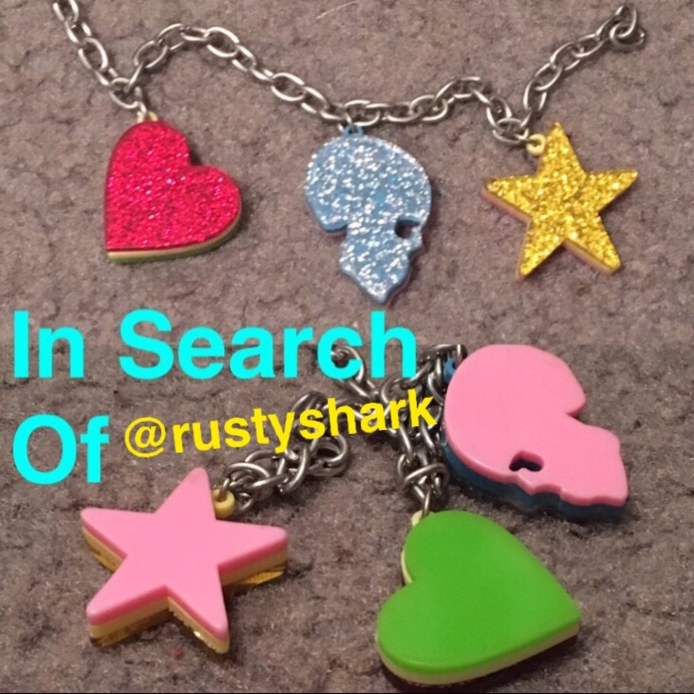 ISO Loungefly Hot Topic glitter charm bracelet